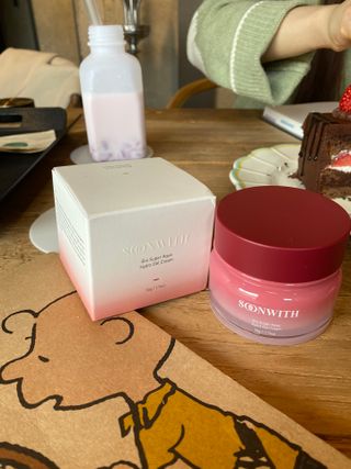 SOONWITH 바이오 수퍼 아쿠아 하이드로 젤 크림 — 4.5점을 준 리뷰어가 2021년 3월 올린 사용 사진
