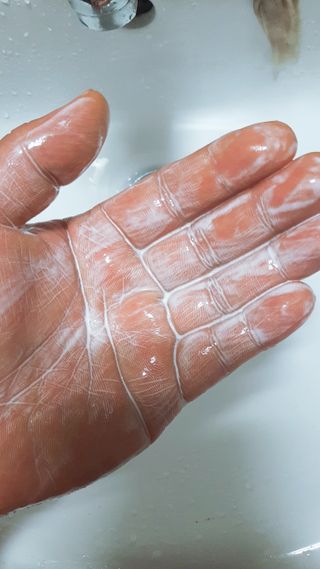 [팜스테이] 티트리 바이옴 로우 피에이치 카밍 클렌저 — 5점을 준 리뷰어가 2022년 9월 올린 사용 사진
