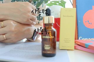 스킨큐어 산다화 비타민c 화이트닝 에센스 30ml — 5점을 준 리뷰어가 2023년 9월 올린 사용 사진