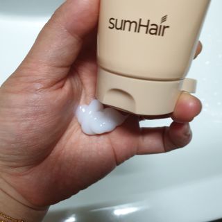 썸헤어 / SUMHAIR 썸헤어 프로틴 리치 머랭 트리트먼트 극손상모 전용 케어 — 5점을 준 리뷰어가 2021년 5월 올린 사용 사진