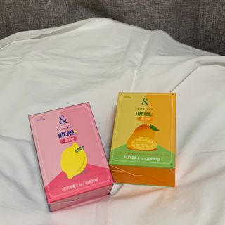 비타앤C 레몬맛, 망고맛 — 5점을 준 리뷰어가 2021년 4월 올린 사용 사진