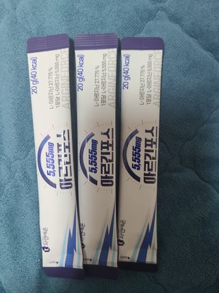 자연에온 아르긴포스 L-아르기닌 5555mg 스틱 15개입 1박스 — 5점을 준 리뷰어가 2022년 1월 올린 사용 사진