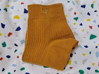 [사이즈가 있는 양말 필로이] 남/여 골지 발목 양말 4족 세트 남【S, M, L, XL】여【S, M, L】_컬러 랜덤 — 5점을 준 리뷰어가 2022년 6월 올린 사용 사진