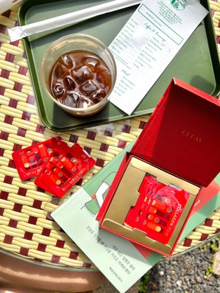 프리마인 귀족의 콜라겐, 92배 흡수율. 럭셔리 프리미엄 셀라브 콜라겐필름 30매 — 5점을 준 리뷰어가 2022년 5월 올린 사용 사진