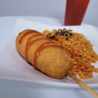 오마뎅 한우핫도그 — 5점을 준 리뷰어가 2021년 5월 올린 사용 사진