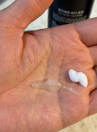 웰피아생활건강 웰피아 올인원 남성화장품 옴므페론 — 5점을 준 리뷰어가 2023년 1월 올린 사용 사진