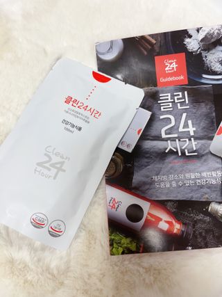 클린24시간 1BOX(5포) + 전용보틀(500ml) — 5점을 준 리뷰어가 2022년 12월 올린 사용 사진