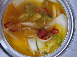 셰프애찬 단호박 백김치 1kg — 5점을 준 리뷰어가 2022년 10월 올린 사용 사진