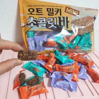 델리스 오트 밀키 초콜릿 바 — 5점을 준 리뷰어가 2022년 4월 올린 사용 사진