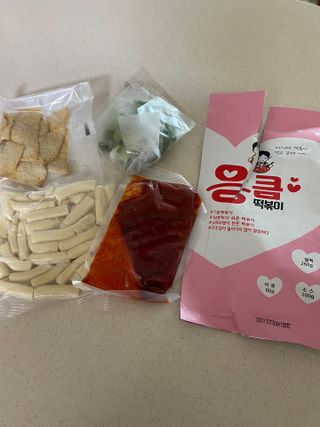 응큼떡볶이 — 5점을 준 리뷰어가 2021년 3월 올린 사용 사진