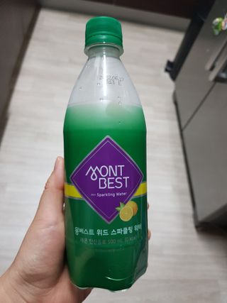 몽베스트 Montbest with Sparkling water Lemon OR Lime 20병(랜덤) — 5점을 준 리뷰어가 2021년 10월 올린 사용 사진