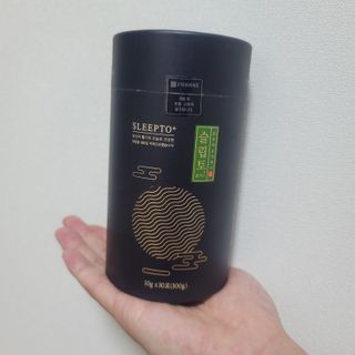 프리마인 자체 기업부설 연구소에서 찾아낸 건강한 수면의 비밀.  슬립토 플러스 30포 — 4점을 준 리뷰어가 2022년 7월 올린 사용 사진