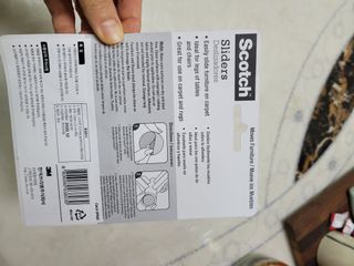 3M 스카치 가구이동슬라이더 소음방지패드 2종 — 5점을 준 리뷰어가 2023년 5월 올린 사용 사진