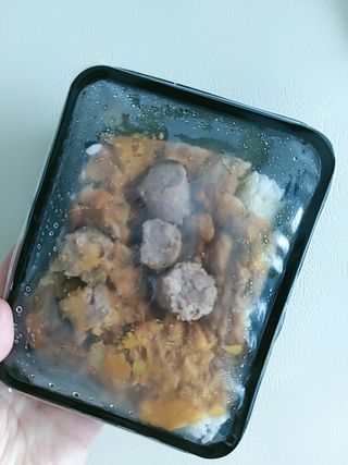브라잇벨리 식물성 미트볼과 일본식카레의 만남, 플랜트볼 카레라이스 — 5점을 준 리뷰어가 2022년 8월 올린 사용 사진