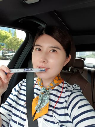 자연에온 아르긴포스 L-아르기닌 5555mg 스틱 15개입 1박스 — 5점을 준 리뷰어가 2021년 5월 올린 사용 사진