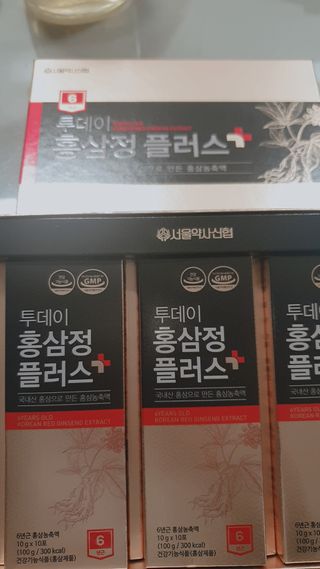 서울약사신협_투데이홍삼정플러스스틱_10g x 30포 — 5점을 준 리뷰어가 2021년 1월 올린 사용 사진