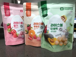 아비삭라이스볼 3종 /딸기,후르츠,단호박 — 3점을 준 리뷰어가 2021년 5월 올린 사용 사진