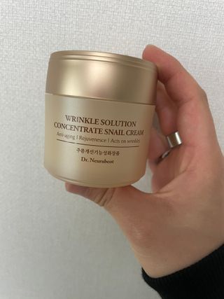 Dr.느루벗 느루벗 링클 솔루션 콘센트레이트 스네일 탄력 달팽이 크림 80g — 4.5점을 준 리뷰어가 2021년 4월 올린 사용 사진
