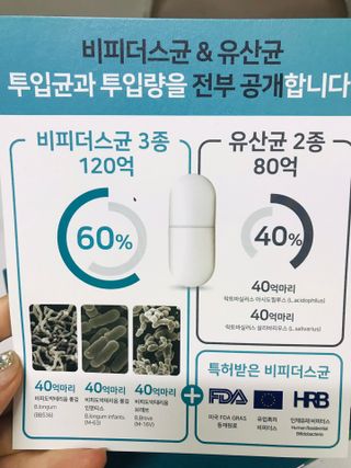 메디타민 인체유래 비피더스 포스트 프로바이오틱스 — 5점을 준 리뷰어가 2021년 7월 올린 사용 사진
