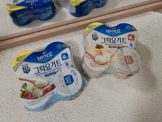 매일바이오 그릭요거트 오리지널 플레인 4개, 로스터리 커피믹스 4개 — 4점을 준 리뷰어가 2021년 12월 올린 사용 사진