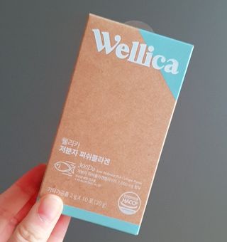 웰리카 저분자 피쉬콜라겐 10포 — 4.5점을 준 리뷰어가 2021년 3월 올린 사용 사진