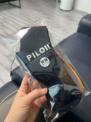[사이즈가 있는 양말 필로이] 남/여 골지 발목 양말 4족 세트 남【S, M, L, XL】여【S, M, L】_컬러 랜덤 — 5점을 준 리뷰어가 2022년 6월 올린 사용 사진