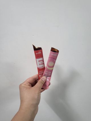 인디닥터 면역 생생 핑크 이뮨 젤리 + 타이탄 BCAA 프로틴 젤리스틱 — 4점을 준 리뷰어가 2022년 4월 올린 사용 사진