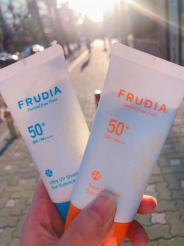 [후르디아] 혼합자차 선 에센스+톤업 선크림 2종 리뷰 사진
