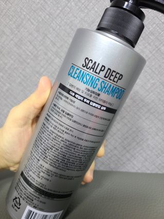 다슈코리아 다슈 데일리 두피 딥 클렌징 샴푸 500ml — 4점을 준 리뷰어가 2021년 3월 올린 사용 사진