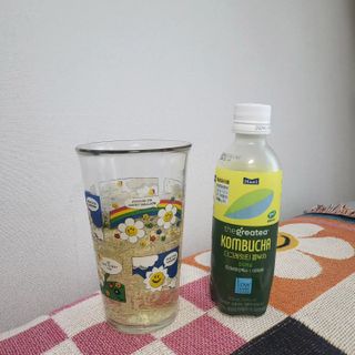 더그레잇티 콤부차 [매일유업] 더그레잇티 44kcal 콤부차 300ml *12개입 (오리지널 6개+베리리치 6개) — 5점을 준 리뷰어가 2023년 8월 올린 사용 사진