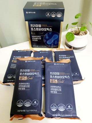 서울약사신협_프리미엄포스트바이오틱스골드_5g x 50포 — 5점을 준 리뷰어가 2021년 3월 올린 사용 사진