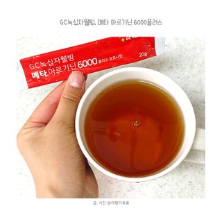 메타아르기닌 GC녹십자웰빙 메타 아르기닌 6000 플러스 오르니틴 — 5점을 준 리뷰어가 2022년 6월 올린 사용 사진