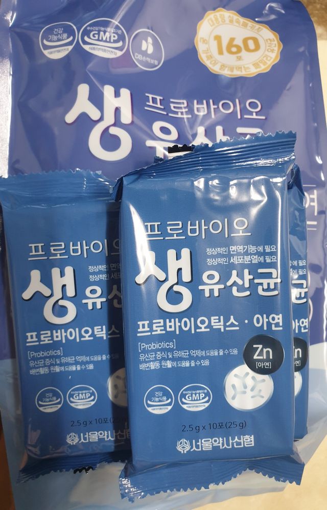 서울약사신협_프로바이오 생유산균 2.5g 160포 리뷰 사진