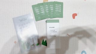 아르비엔 순한성분 비건 무기자차 톤업선크림 — 5점을 준 리뷰어가 2021년 1월 올린 사용 사진