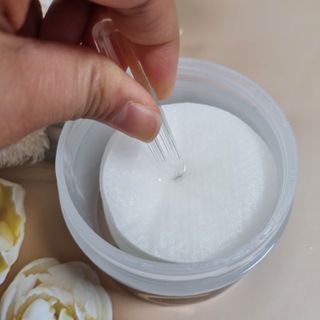 산다화 비타민씨 화이트닝 토너 패드 — 5점을 준 리뷰어가 2023년 5월 올린 사용 사진