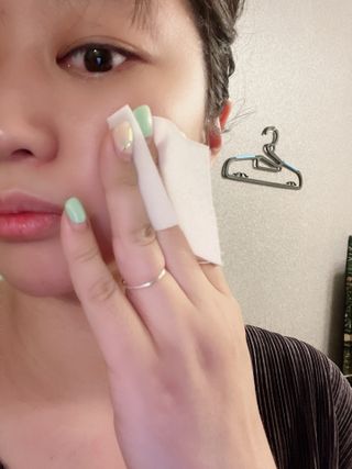 나나스킨 캐모마일아쿠아수딩토너 — 4점을 준 리뷰어가 2021년 5월 올린 사용 사진