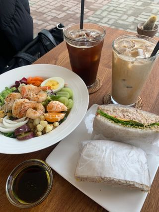 [실리그린] 샐러드 택1 + 샌드위치 택1 + 아메리카노1 — 5점을 준 리뷰어가 2021년 2월 올린 사용 사진