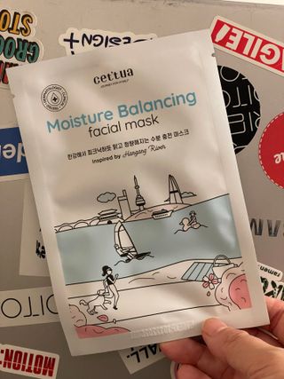 세뚜아(Cettua) [세뚜아] 모이스처 밸런싱 페이셜 마스크 Cettua Moisture Balancing Facial Mask 5매 — 5점을 준 리뷰어가 2024년 3월 올린 사용 사진