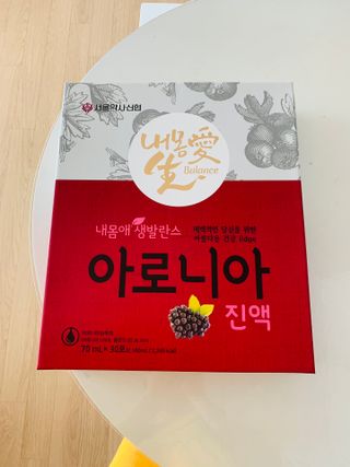 서울약사신협_내몸애생발란스아로니아_70ml x 30포 — 5점을 준 리뷰어가 2021년 7월 올린 사용 사진