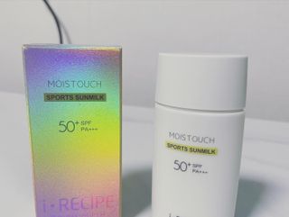 아이레시피 모이스트터치 스포츠 선밀크 50ml (SPF50+ PA+++) — 5점을 준 리뷰어가 2023년 2월 올린 사용 사진