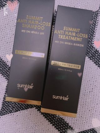 썸헤어 / SUMHAIR 썸헤어  써밋 안티 헤어로스 샴푸+트리트먼트 — 5점을 준 리뷰어가 2021년 6월 올린 사용 사진