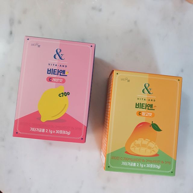 비타앤C 레몬맛, 망고맛 리뷰 사진