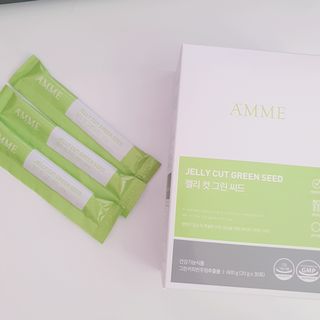 아므_이너뷰티 아므 젤리 컷 그린 씨드 10개입 — 5점을 준 리뷰어가 2021년 3월 올린 사용 사진