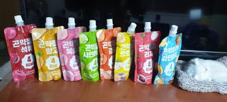 참앤들황토농원 10가지 맛, 입맛대로 스페셜하게~ 가볍게 한 포 땡! 곤약젤리 스페셜 패키지 130ml x 30포 — 5점을 준 리뷰어가 2023년 1월 올린 사용 사진