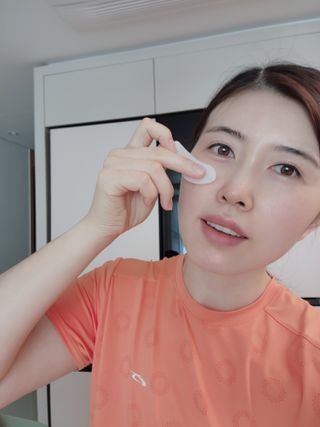 [풀리다 노잠패치] / 잠깨는 패치(졸음방지+눈가케어) 1팩(5회분) /공부할때, 운전할때, 골프, 눈 피로할때 — 5점을 준 리뷰어가 2022년 11월 올린 사용 사진