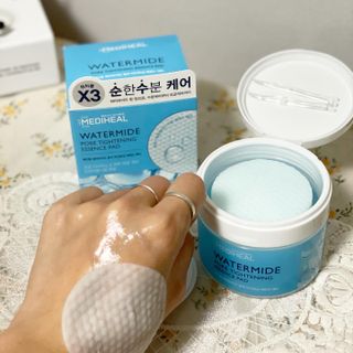 메디힐 워터마이드 포어 타이트닝 에센스 패드 — 5점을 준 리뷰어가 2021년 6월 올린 사용 사진