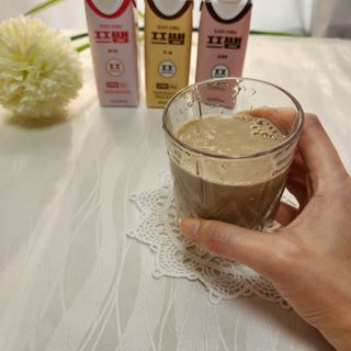 파워풀엑스 [프쌤] 더 맛있고 강력해진 고단백 음료 3종 (초코맛,딸기맛,커피맛) — 5점을 준 리뷰어가 2023년 1월 올린 사용 사진