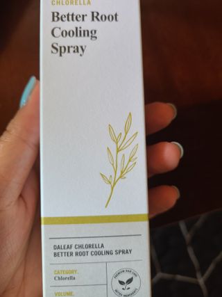 달리프 클로렐라 베러 루트 쿨링 스프레이 100ml — 4점을 준 리뷰어가 2021년 5월 올린 사용 사진