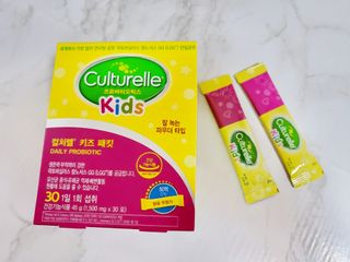 광동생활건강 [세계판매1위 유산균] 컬처렐 키즈 패킷 30포1박스 — 4점을 준 리뷰어가 2022년 7월 올린 사용 사진