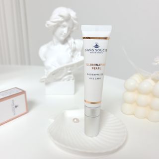 산수시 일루미네이팅 펄 영양 다크서클 스틱 아이 크림 케어 15ml — 5점을 준 리뷰어가 2021년 6월 올린 사용 사진